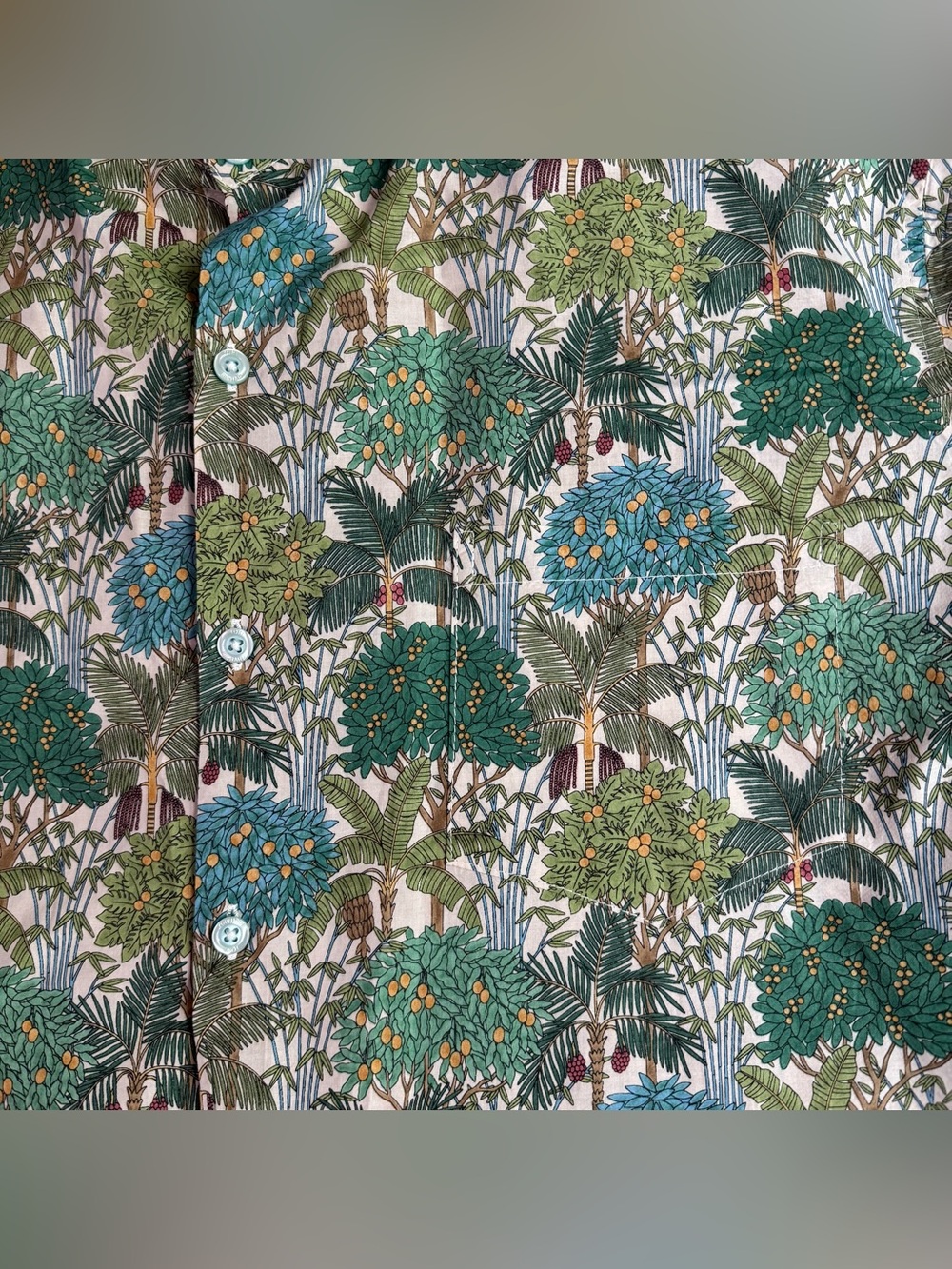 Tori Richard Hawaiian Button Up Fruitopia Resort Shirt Men’s XL Short Sleeve - Picture 4 of 7